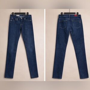 AG Adriano Goldschmied Stilt Skinny Jeans 24R Blue Low Rise Denim